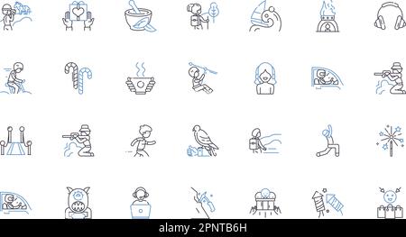 Big data line icons collection. Analytics, Cloud, Insights, Hadoop, Information, Analysis, Visualization vector and linear illustration. Database Stock Vector