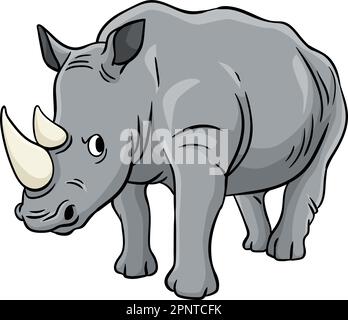 clipart rhino