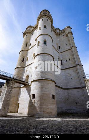 The Keep (donjon), Château de Vincennes , Paris, France Stock Photo