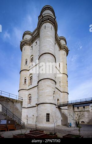 The Keep (donjon), Château de Vincennes , Paris, France Stock Photo