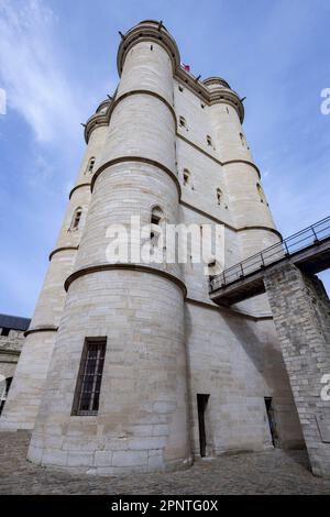 The Keep (donjon), Château de Vincennes , Paris, France Stock Photo