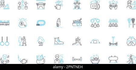 Relaxation methods linear icons set. editation, Yoga, Breathing, Massage, Mindfulness, Acupuncture, Aromatherapy line vector and concept signs Stock Vector