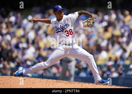 Los Angeles Dodgers Reliever Yency Almonte Editorial Stock Photo - Stock  Image