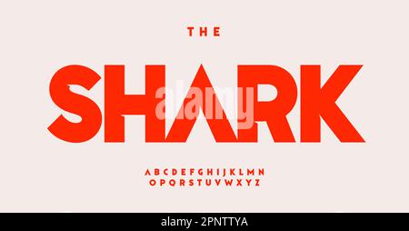 Sans serif letters with inner edgy bevel, bold fit alphabet, geometric font for sport modern logo, sleek emphasis headline, contemporary clean Stock Vector