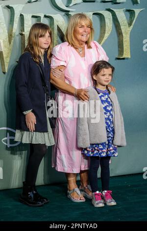 London, UK. 20th April 2023.  Linda Robson arriving at the  for the world premiere of Disney + original movie, “Peter Pan & Wendy” with her grandchildren.  Photo by Amanda Rose/Alamy Live News Stock Photo