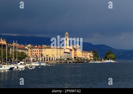 Salò town. Lake Garda, Lago di Garda, Gardasee Stock Photo