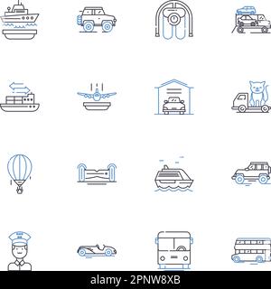 Music instruments line icons collection. Guitar, Piano, Drums, Violin, Saxoph, Trumpet, Cello vector and linear illustration. Bass,Flute,Clarinet Stock Vector