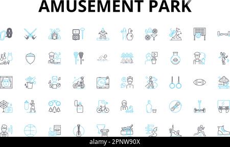 Queue line vector icons and signs. Wait, , Row, FIFO, Process, Priority ...