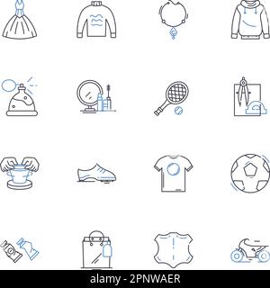 Invention line icons collection. Creativity, Innovation, Excellence, Incredible, Novelty, Originality, Pier vector and linear illustration Stock Vector