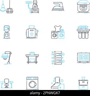 Appliances for Smart Home, Gadgets Collection Stock Vector