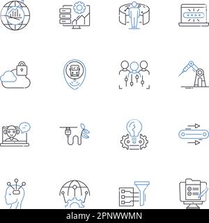 Disclosure line icons collection. Transparency, Expose, Revelation ...