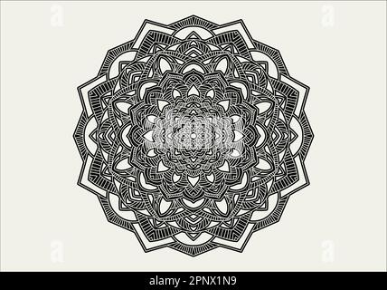 Luxury ornamental mandala design background in gold color vector. Vector islamic background Stock Vector