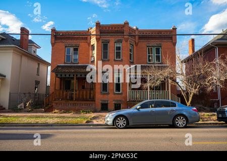 Denver, Colorado, United States - 4.7.2023: Five Points historic cultural district Stock Photo