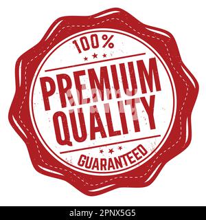 Premium quality grunge rubber stamp on white background, vector illustration Stock Vector