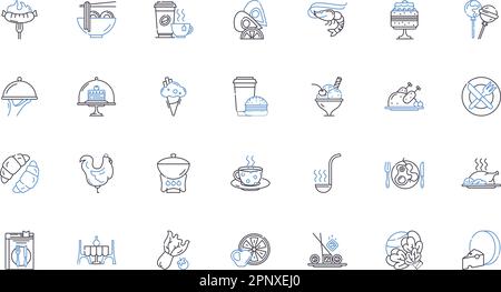 Fare line icons collection. Price, Cost, Tariff, Fee, Rate, Charge, Expense vector and linear illustration. Ticket,Costing,Value outline signs set Stock Vector