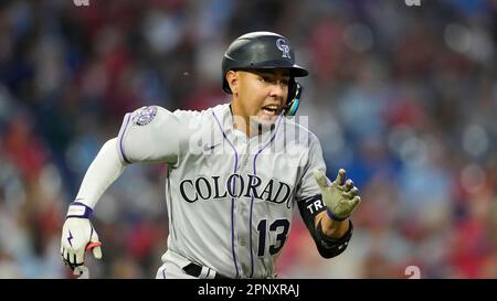 Alan Trejo of the Colorado Rockies at bat against the Miami Marlins News  Photo - Getty Images