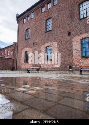 Oslo, Norway - May, 2022: View for Fanehallen Museum (part of Norwegian Armed Forces Museum). Northern Europe Stock Photo