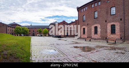 Oslo, Norway - May, 2022: View for Fanehallen Museum (part of Norwegian Armed Forces Museum). Northern Europe Stock Photo