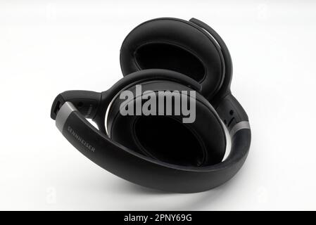 Sennheiser HD 450BT Wireless Headphones isolated on white background Stock  Photo - Alamy