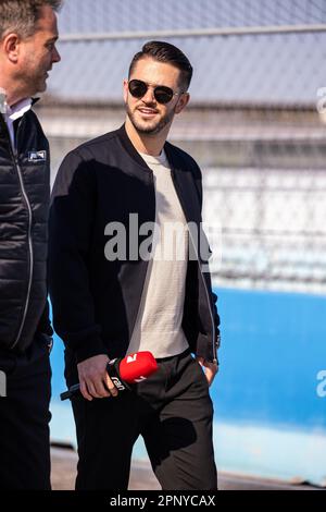 ABT Daniel, former Formula E Driver, portrait at the trackwalk during the 2023 Berlin ePrix, 6th meeting of the 2022-23 ABB FIA Formula E World Championship, on the Tempelhof Airport Street Circuit from April 21 to 23, 2023 in Berlin, Germany - Photo: Germain Hazard/DPPI/LiveMedia Stock Photo