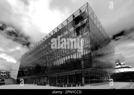 The New Concert Hall building, Stavanger town, Western Fjords, Norway, Scandinavia, Europe. Stock Photo