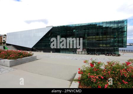 The New Concert Hall building, Stavanger town, Western Fjords, Norway, Scandinavia, Europe. Stock Photo