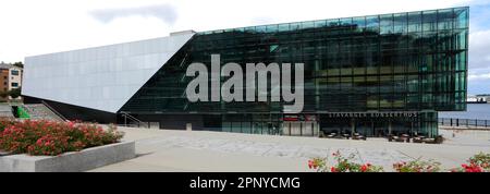 The New Concert Hall building, Stavanger town, Western Fjords, Norway, Scandinavia, Europe. Stock Photo