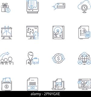 Utterance line icons collection. Speech, Talk, Expression, Vocalization ...