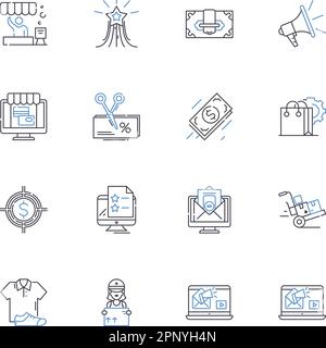 Chamber line icons collection. Vault, Room, Cavity, Compartment, Cell, Shrine, Sanctuary vector and linear illustration. Hall,Gallery,Crypt outline Stock Vector