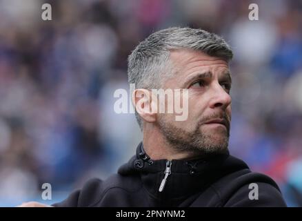 File photo dated 15-04-2023 of St Mirren manager Stephen Robinson who claims St Mirren's overall form this season has them relaxed ahead of the top-six crunch game at home to Kilmarnock on Saturday. Issue date: Friday April 21, 2023. Stock Photo