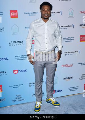 WEST HOLLYWOOD, LOS ANGELES, CALIFORNIA, USA - APRIL 20: Derwin James arrives at the 2023 LA Family Housing Awards held at the Pacific Design Center (PDC) on April 20, 2023 in West Hollywood, Los Angeles, California, United States. (Photo by Image Press Agency) Stock Photo