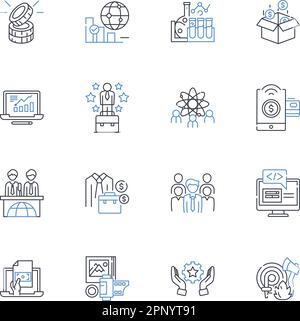 Field line icons collection. Agriculture, Crop, Harvest, Irrigation, Soil, Fertilizer, Cultivation vector and linear illustration. Plowing,Ranching Stock Vector