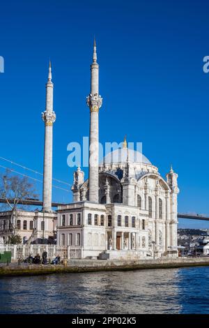 Ortakoy Mosque, Besiktas, Istanbul, Turkey Stock Photo
