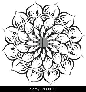 Mandala Art design in circle. Simple mandala design floral mandala art  beautiful mandala artwork Stock Vector Image & Art - Alamy