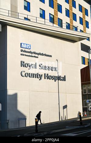 The recently built new redevelopment of the Royal Sussex County ...