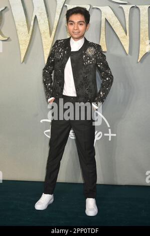 20 April 2023. London UK. Alexander Maloney at the World Premiere of Disney'Peter Pan & Wendy', at Curzon Mayfair. Sue Andrews/Alamy. Stock Photo
