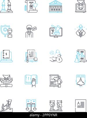 Powers of attorney concept icon. Legal representative. Seal business ...