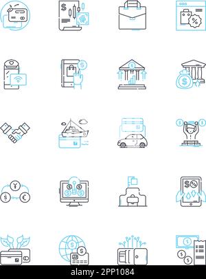 Philanthropy And Social Impact Vector Line Icons Set. Philanthropy ...