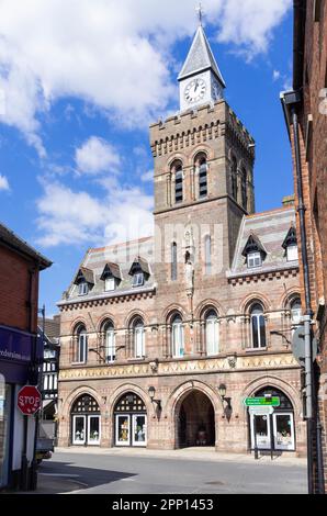 Congleton Town Hall on the High street Congleton town centre Congleton Cheshire East England UK GB Europe Stock Photo