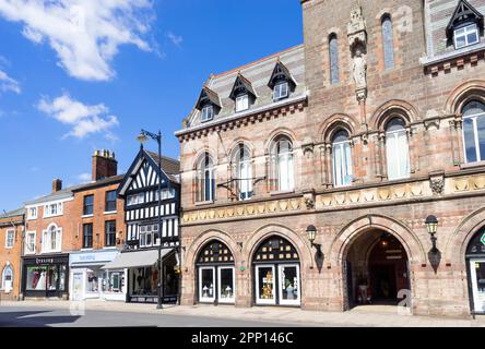 Congleton Town Hall on the High street Congleton town centre Congleton Cheshire East England UK GB Europe Stock Photo