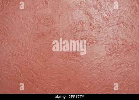A nice background or texture of a freshly painted plaster wall. Stock Photo
