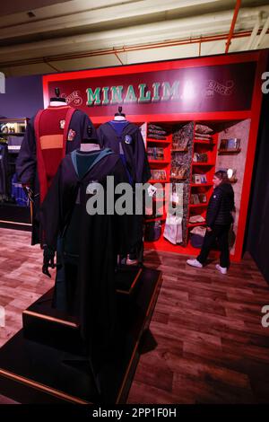 HARRY POTTER EXHIBITION IN PARIS Stock Photo