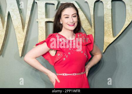 London, UK. Amber Doig-Thorne  at The World Premiere of 'Peter Pan & Wendy' at Curzon Mayfair, London, England, UK on Thursda  at Curzon Mayfair, London, England, UK on Thursday 20 April, 2023.  Ref: LMK370-J8946-200423 JN/Landmark Media    . Stock Photo