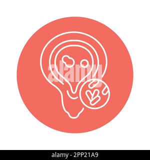 Cystitis color line icon. Pictogram for web page, mobile app, promo. Stock Vector