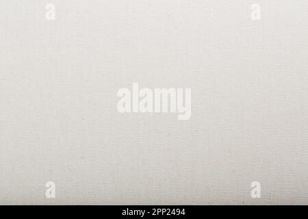 White canvas close-up for drawing and artists, full screen Stock Photo