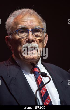 Toulon, France. 18th Apr, 2023. Andre Herrero is elected to the Rugby Club Toulonnais (RCT) Hall of Fame. The Rugby Club Toulonnais (RCT) presents the first Rugby Hall of Fame by inducting eight players during a gala evening at the Zenith of Toulon on April 18th 2023. (Credit Image: © Laurent Coust/SOPA Images via ZUMA Press Wire) EDITORIAL USAGE ONLY! Not for Commercial USAGE! Stock Photo