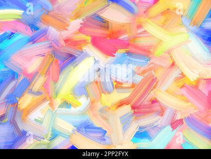 Abstract background with a hand painted oil painting design Stock Vector