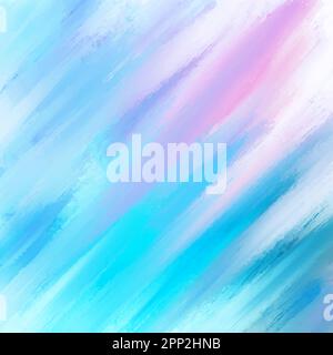 Pastel coloured hand painted abstract canvas art in oils Stock Vector