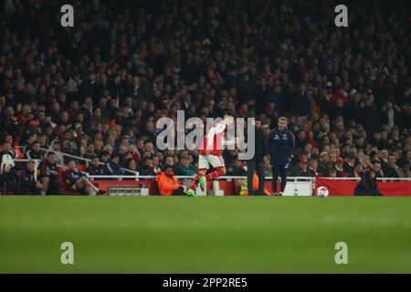 Emirates Stadium, London, UK. 21st Apr, 2023. Premier League League Football, Arsenal versus Southampton; Credit: Action Plus Sports/Alamy Live News Stock Photo