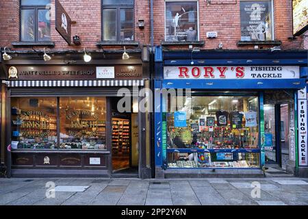 Old fashioned independent retail stores Stock Photo